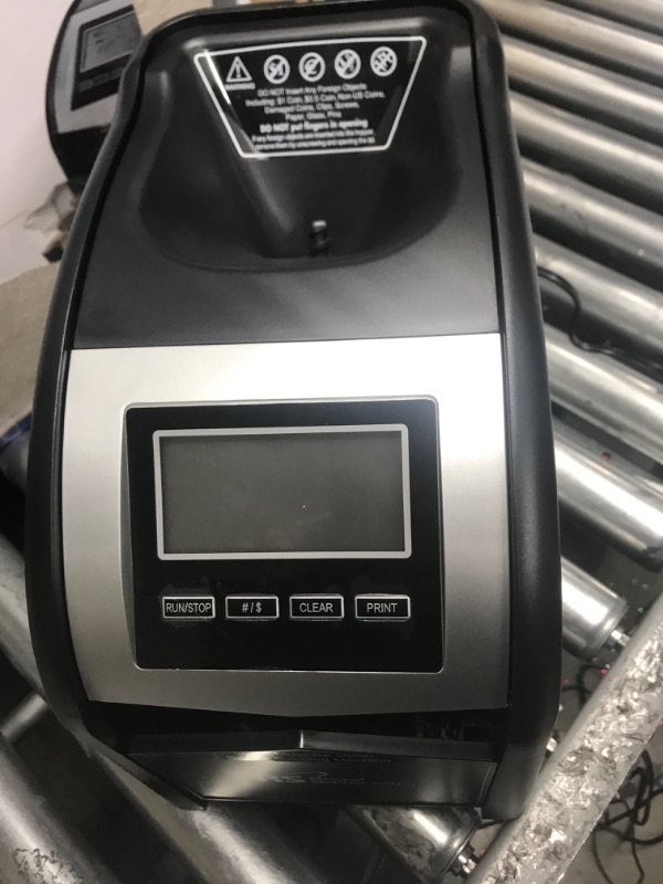 Photo 2 of Royal Sovereign 4 Row Electric Coin Counter with Patented Anti-Jam Technology & Digital Counting Display (FS-44N), Black FS-44N FS-44N