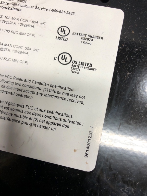 Photo 1 of *Unable to Test if Functional* Schumacher DSR139 225/50/25/10 Amp 6/12V Manual Wheel Charger