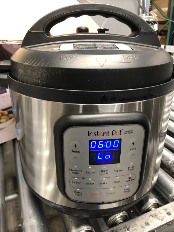 Photo 2 of *Tested* Instant Pot 8 qt 11-in-1 Air Fryer Duo Crisp + Electric Pressure Cooker