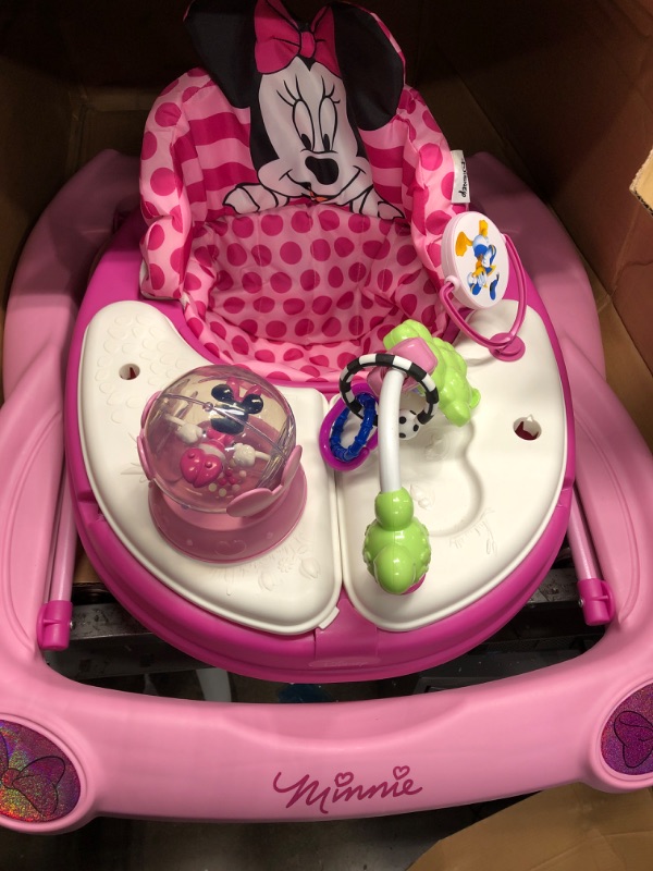 Photo 2 of *Missing Toys-See Photo* Disney Minnie Mouse Glitter Music and Lights Walker, Pink