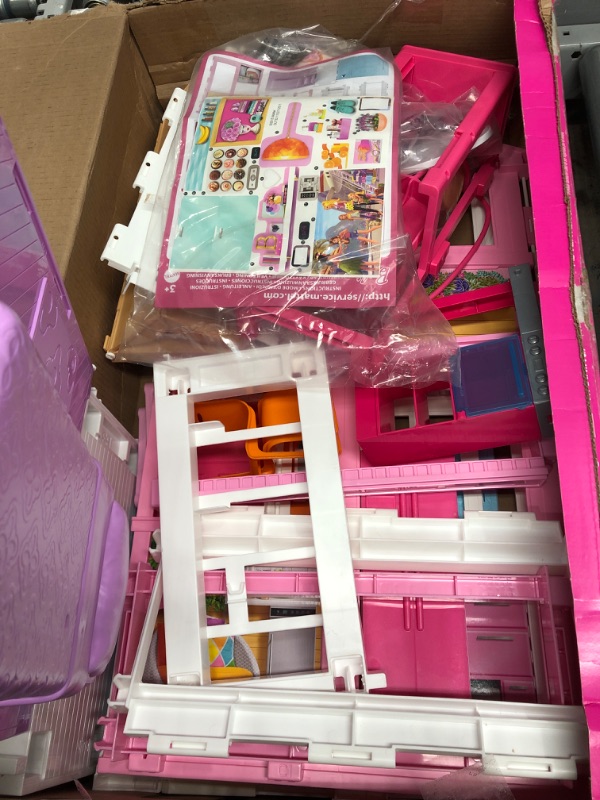 Photo 3 of Barbie Pink Passport 3 Story Townhouse, Multi
