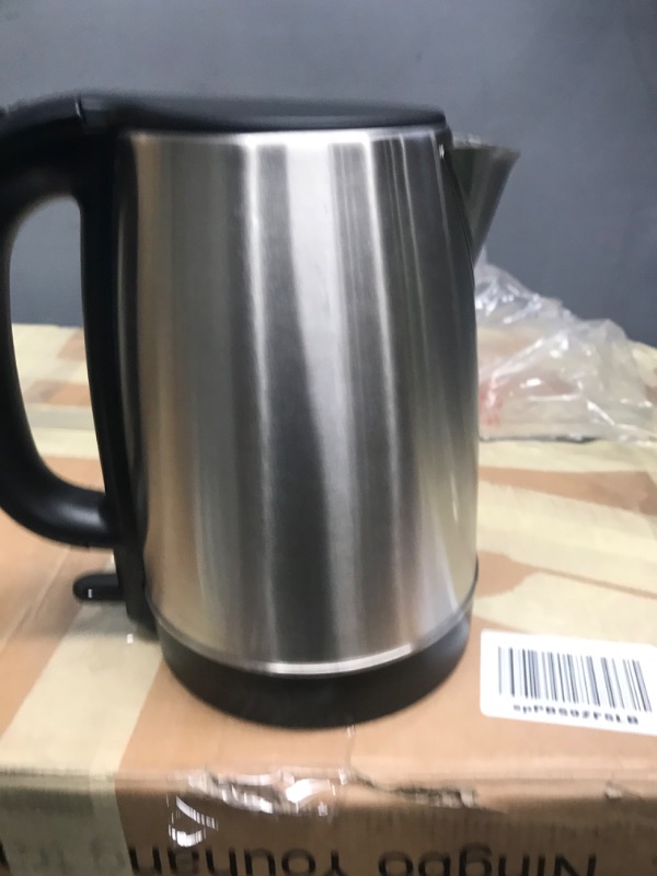 Photo 4 of ***MISSING main power *** Comfee 1.7L Stainless Steel Electric Tea Kettle, BPA-Free Hot Water Boiler, Cordless with LED Light, Auto Shut-Off and Boil-Dry Protection, 1500W Fast Boil