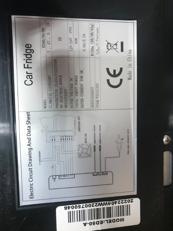 Photo 2 of **Non-functional Change Moore portable car fridge model ed40/50/60
