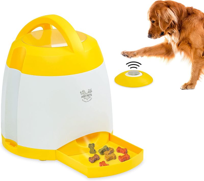 Photo 1 of 
Arf Pets Dog Treat Dispenser With Remote Button – Dog Memory Training Activity Toy – Treat While Train, Promotes Exercise by Rewards , Improves Memory &...
Pattern Name:With 1 Remote Button
