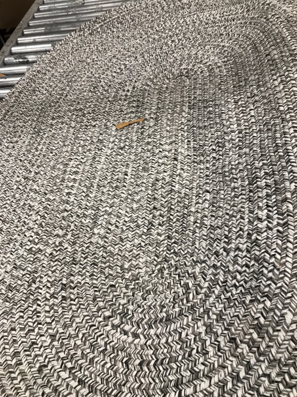 Photo 2 of 
nuLOOM Wynn Braided Indoor/Outdoor Area Rug
Size:4' x 6' Oval
Color:Light Grey/Salt and Pepper