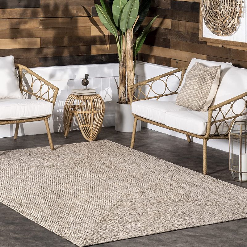 Photo 1 of 
nuLOOM Wynn Braided Indoor/Outdoor Area Rug
Size 4' x 6' Tan