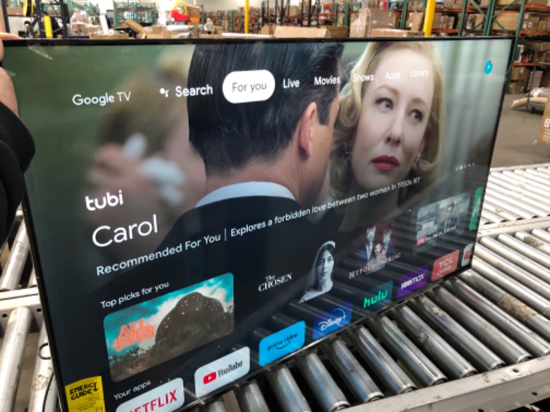 Photo 1 of TCL 50" Class 5-Series 4K QLED Dolby Vision HDR Smart Google TV - 50S546, 2022 Model
