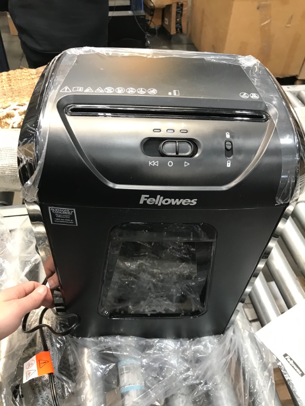 Photo 1 of Fellowes 12C15 12 Sheet Cross-Cut Paper Shredder for Home and Office with Safety Lock
