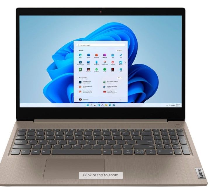 Photo 1 of **UNABLE TO RESET NEEDS PROFESSIONAL ATTENTION****Lenovo - IdeaPad 3 15" HD Touch Screen Laptop - Intel Core i3-1115G4 - Intel UHD Graphics - 8GB Memory - 256GB SSD - Almond
