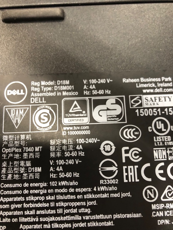 Photo 15 of **PARTS ONLY--COMPUTER POWERS ON BUT WILL NOT DISPLAY**Dell Gaming PC Desktop Computer - Intel Quad I5 up to 3.6GHz, GeForce GTX 1660 Ti 6G, 32GB DDR4 Memory, 128G SSD + 3TB, RGB Keyboard & Mouse, WiFi & Bluetooth 5.0, Win 10 Pro (Renewed)
