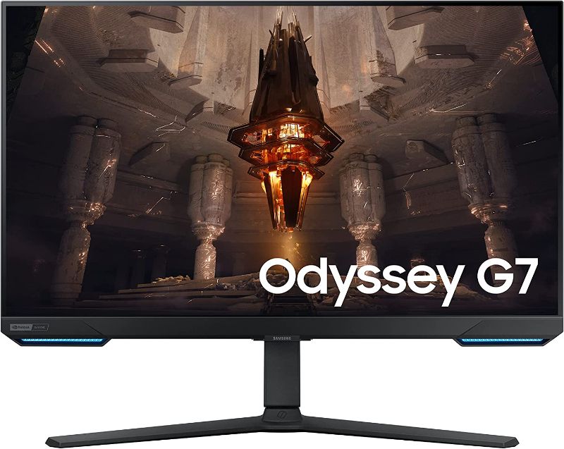 Photo 1 of SAMSUNG Odyssey G70B Series 32-Inch 4K UHD Gaming Monitor, IPS Panel, 144Hz, 1ms, HDR 400, G-Sync and FreeSync Premium Pro Compatible, Ultrawide Game View (LS32BG702ENXGO)
