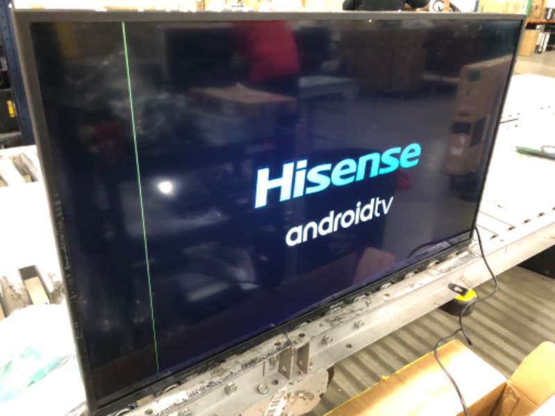 Photo 4 of ***TV HAS LINE ON SCREEN***Hisense 40-Inch 40H5500F Class H55 Series Android Smart TV with Voice Remote (2020 Model) 39.5 Inches