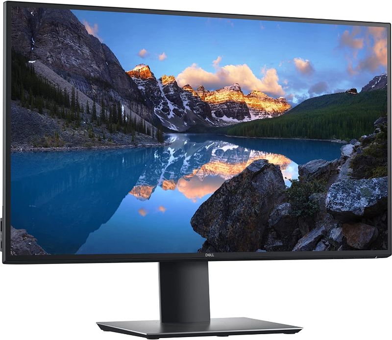 Photo 1 of Dell U2720QM 27 Inch UltraSharp 4K UHD, IPS Ultra-Thin Bezel Monitor (HDMI, DisplayPort, USB-C), VESA Certified, Silver, Black
