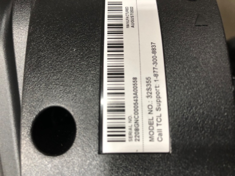 Photo 5 of TCL 32" Class 3-Series HD 720p LED Smart Roku TV - 32S355,Black
