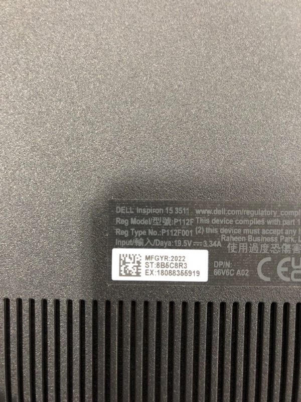 Photo 4 of **SEE NOTES**Newest Dell Inspiron 15.6 inch Laptop, 10th Gen Intel Core i5-1035G400, 8GB RAM, 256GB SSD, HDMI, WiFi, Intel UHD Graphics, Bluetooth, Online Class Windows 10 Pro (5)
