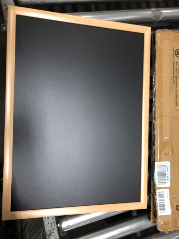 Photo 2 of U Brands Chalkboard, 17 x 23 Inches, Birch Wood Frame (310U00-01)