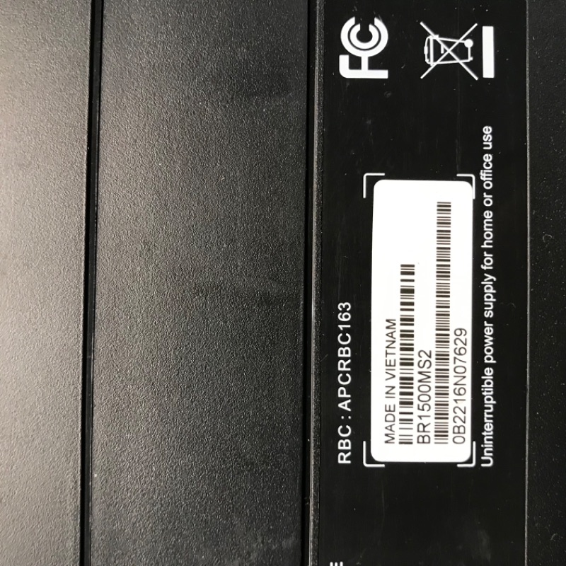 Photo 2 of APC UPS 1500VA Sine Wave UPS Battery Backup, BR1500MS2 Backup Battery Power Supply, AVR, 10 Outlets, (2) USB Charger Ports
