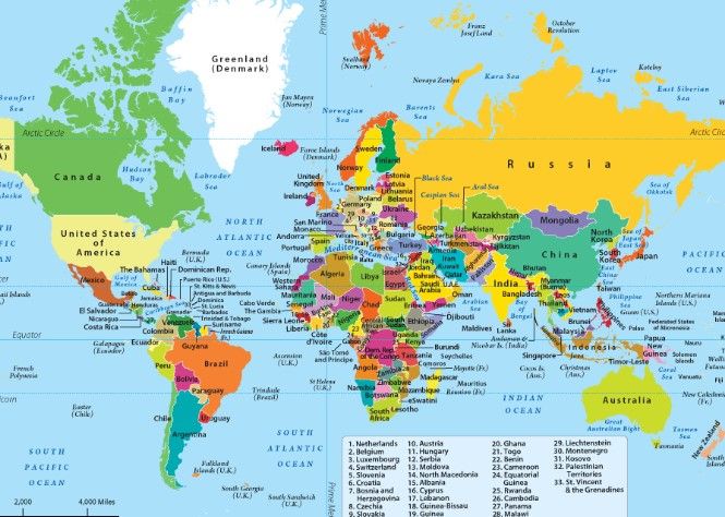 Photo 1 of 5 world maps showing longitudes, latitudes and ocean depth