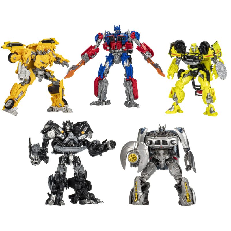 Photo 1 of damaged  TRANSFORMERS TOYS STUDIO SERIES TRANSFORMERS MOVIE 1 15TH ANNIVERSARY MULTIPACK WITH 5 ACTION FIGURES - AGES 8 AND UP (AMAZON EXCLUSIVE)
