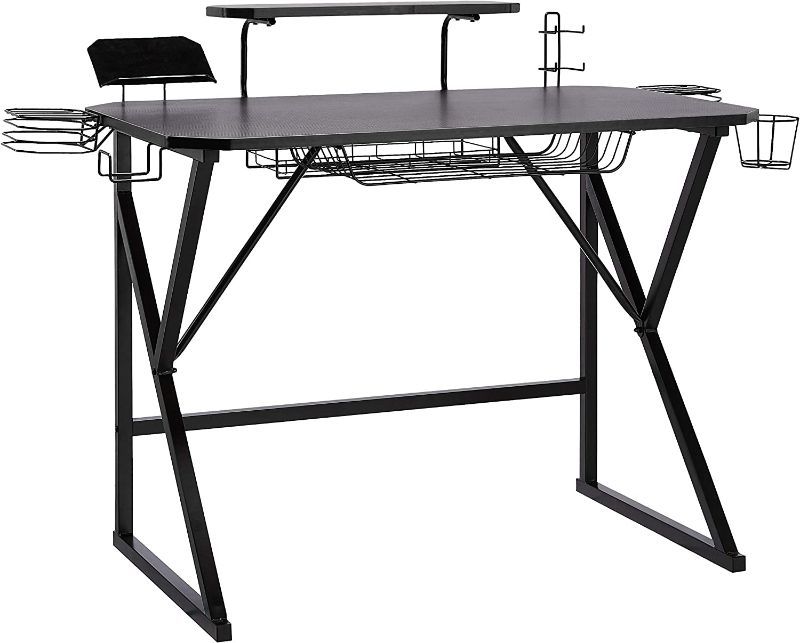 Photo 1 of AMAZON BASICS GAMING COMPUTER DESK
