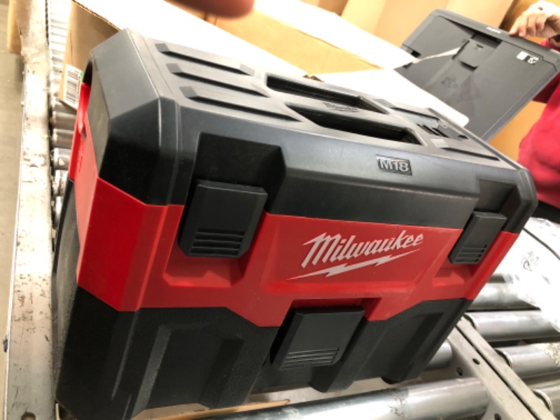 Photo 1 of Milwaukee 0880-20 18-Volt Cordless Wet/Dry Vacuum, Red
