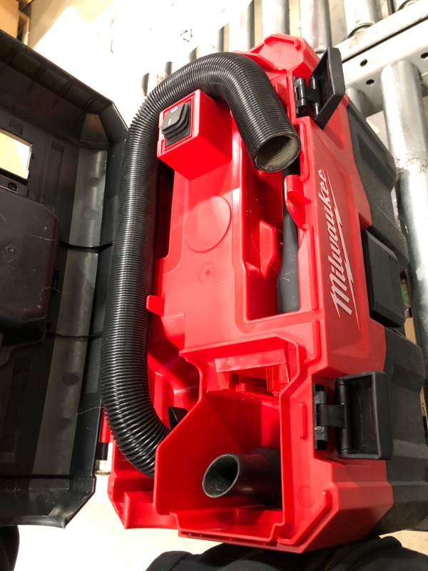 Photo 1 of Milwaukee 0880-20 18-Volt Cordless Wet/Dry Vacuum, Red
