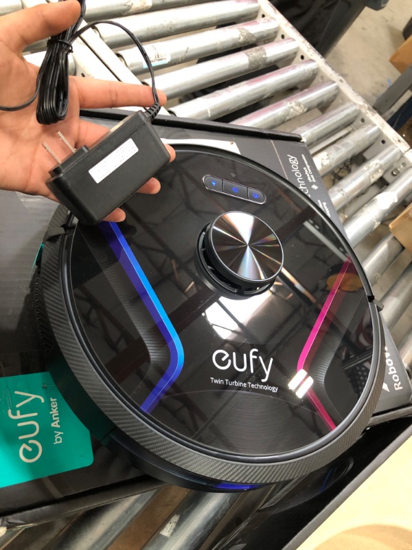 Photo 9 of eufy by Anker, RoboVac X8 Hybrid, Robot Vacuum and Mop Cleaner with iPath Laser Navigation, Twin-Turbine Technology generates 2000Pa x2 Suction, AI. Map 2.0 Technology, Wi-Fi, Perfect for Pet Owner
