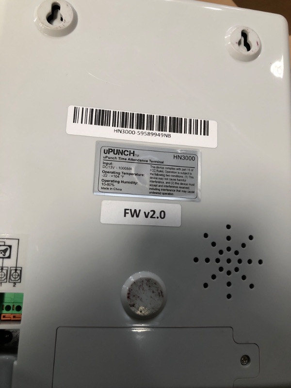 Photo 1 of HN3000 Electronic non-Calculating Time Clock
