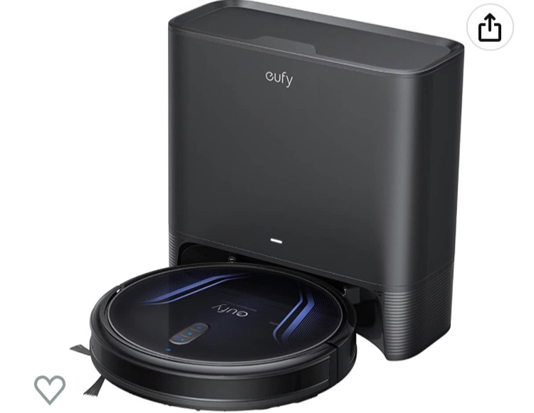 Photo 1 of eufy Clean by Anker, Clean G40+, Robot Vacuum, Self-Emptying Robot Vacuum, 2,500Pa Suction Power, WiFi Connected, Planned Pathfinding, Ultra-Slim Design, Perfect for Daily Cleaning