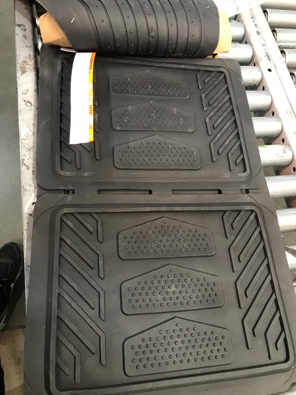 Photo 3 of Jeep Weatherpro 4 Piece Floor Mats Set, Floor Mats by Plasticolor (001668R01) , Black