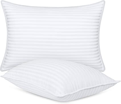 Photo 1 of  Bedding Bed Pillows for Sleeping Queen Size (White), Set of 2