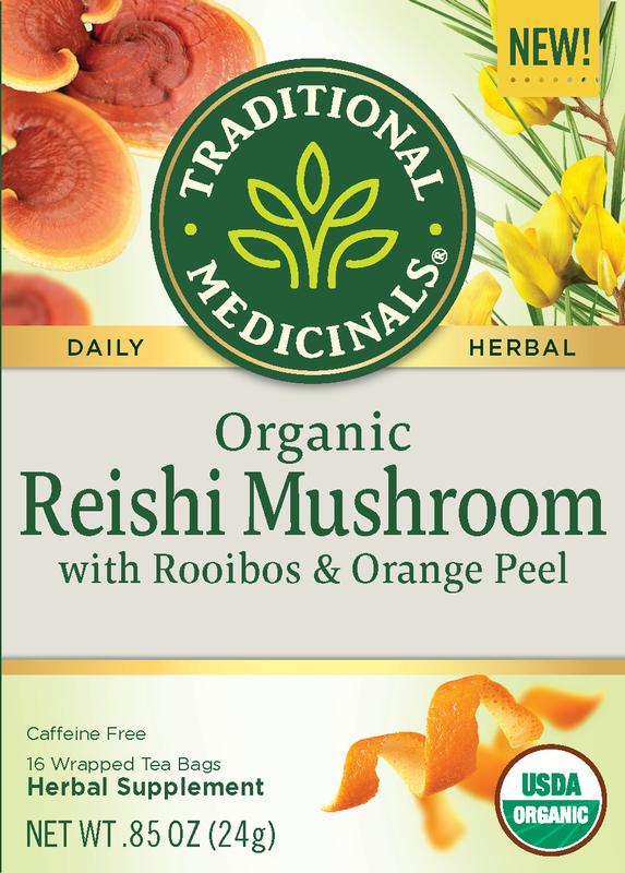 Photo 1 of 6 BOXES* EXPIRES 03/2025**
Traditional Medicinals Organic Reishi Mushroom with Rooibos & Orange Peel Tea 16 Tea Bags
