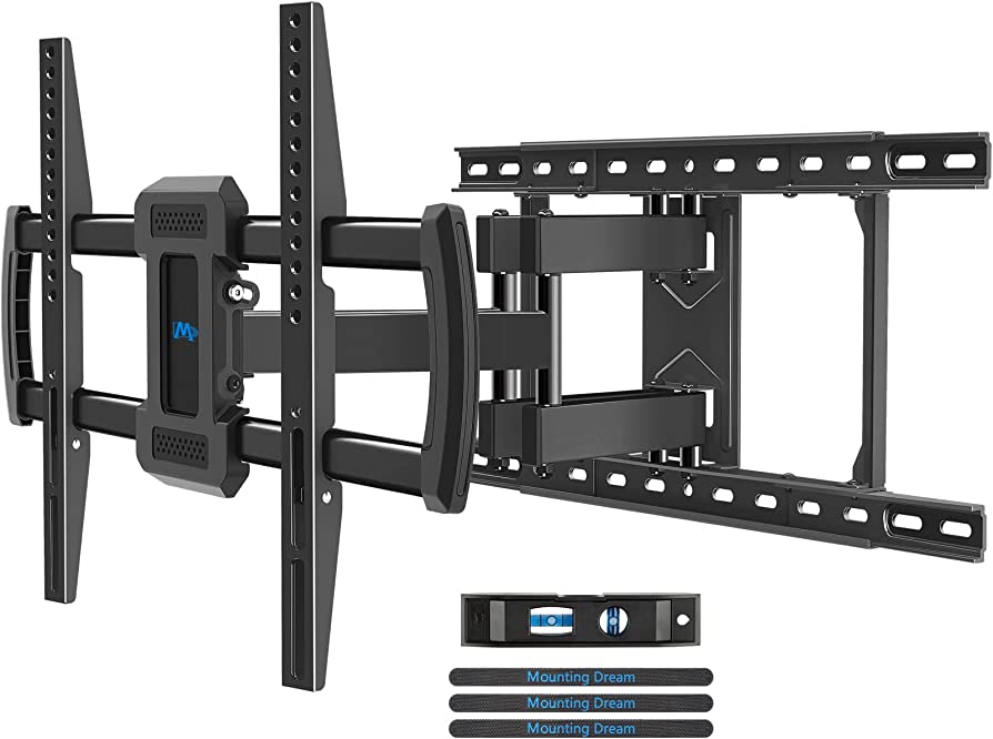 Photo 1 of Mounting Dream TV Wall Mounts TV Bracket for Most 42-70 Inch TVs, UL Listed Premium TV Mount Full Motion with Articulating Arms, Max VESA 600x400mm and 100LBS, Fits 16", 18", 24" Studs, MD2296-24K
