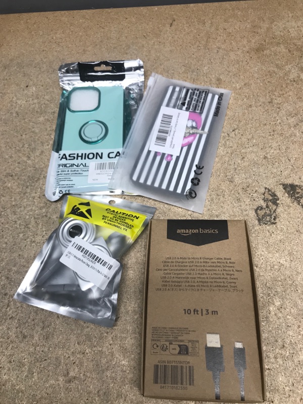 Photo 1 of CELL PHONE ACCESSORY BUNDLE: Two Chargers, Two Phone Cases