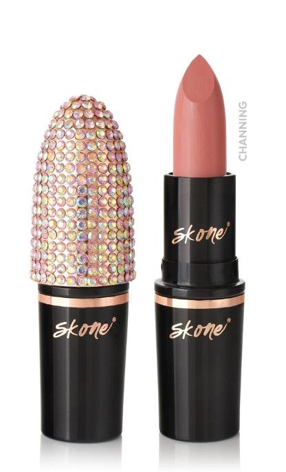 Photo 1 of Skone Cosmestics | Charm Collection | Luxe hydrating Lip Stick | Vegan Formula | Infused with Vitamin E | Long Lasting Lightweight Lip Balm | Color Channing - Mauve
