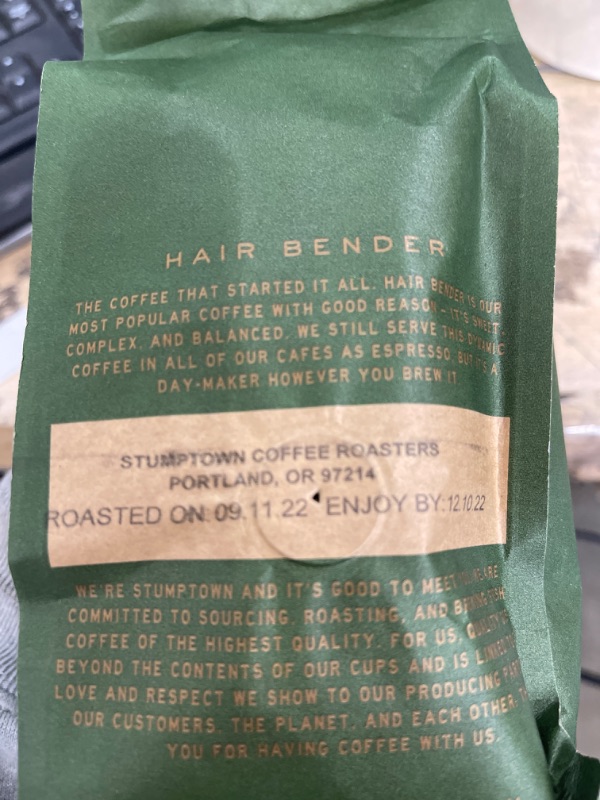 Photo 3 of ***expired*** Stumptown Coffee, Whole Bean, Hair Bender Blend - 12 oz