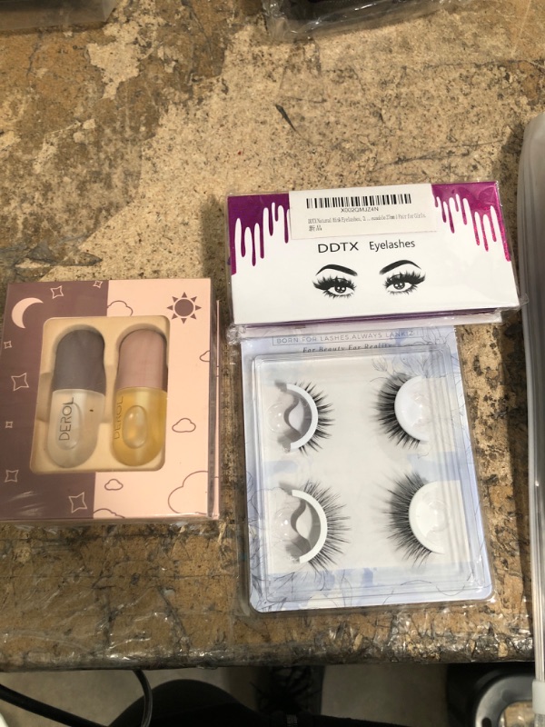 Photo 1 of Eyelashes, Lip Plumper & Wig ( 5 Pack Bundle) 