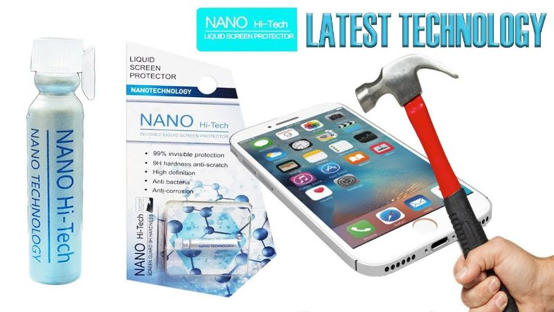 Photo 1 of 2 PACK NANO HI TECH INVISIBLE LIQUID SCREEN PROTECTOR 99% INVISIBLE PROTECTION ANTI SCRATCH HIGH DEF ANTI BACTERIA AND CORROSION NEW $19.99