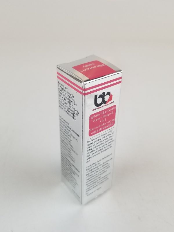 Photo 1 of STRAWBERRY CANDY BEINBEAUTY LIP BALM AND LIPSTICK  5  IN 1 MOISTURIZES WITH HEMP OIL RICINUS OIL AND MORE  CHANGES COLORS THROUGHOUT DAY  ALSO VEGAN FRIENDLY AND WILL NOT COME OFF AFTER FOOD OR DRINKS NEW $29.99