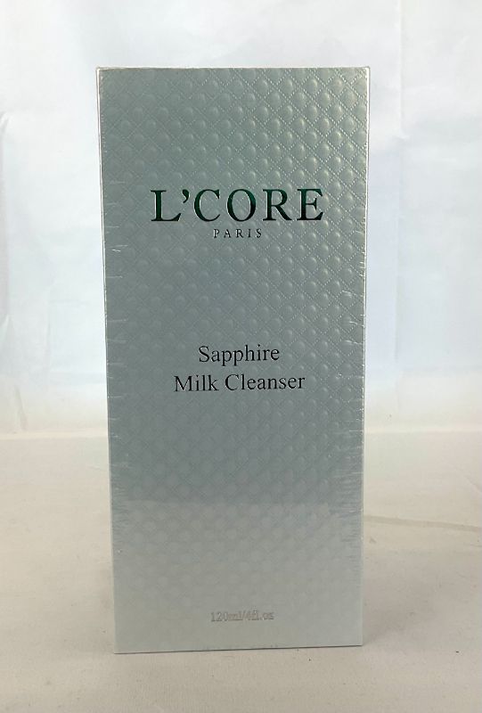 View 2 of SAPPHIRE MILK CLEANSER MINERAL ENRICHED CLEANSES THOROUGHLY BUT GENTLY BREAKS DOWN MAKEUP OIL AND IMPURITIES LEAVING SKIN CLEAN SOFT AND REFRESHED SAPPHIRE EXTRACT AND PEARL POWDER PROMOTES NEW CELL REGENERATION VITAMINS A C E ALOE VERA GREEN TEA FOR ALL