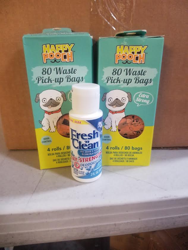 Photo 1 of AMIGO PET SET 2 BOX OF4 ROLLS / 160 WASTE BAGS IN TOTAL AND 1 DEODORIZER NEW $35.95