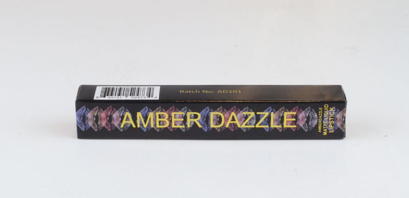 Photo 3 of AMBER DAZZLE PURE MATTE LIPSTICK WATERPROOF NO TRANSFER VEGAN NEW