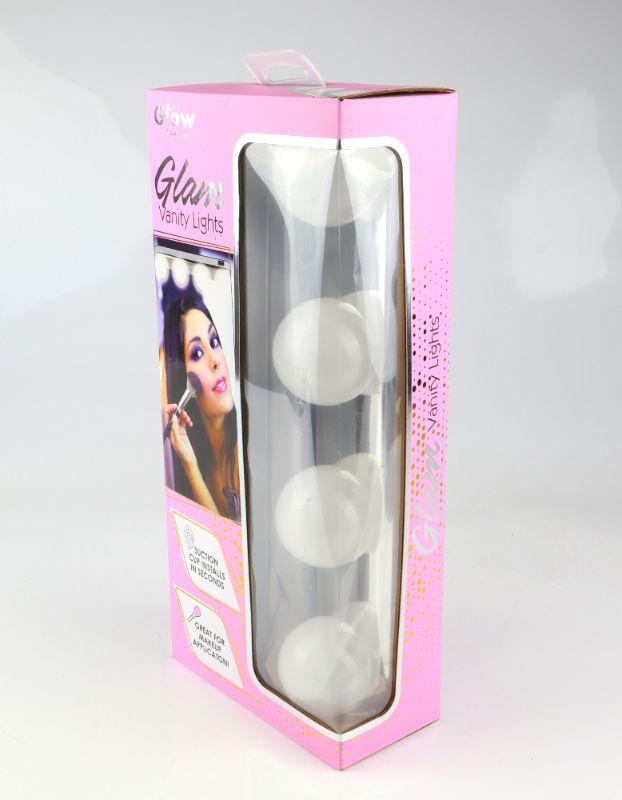 Photo 2 of GLAM LED SUCTION VANITY LIGHTS 120 LUMENS 4AA BATTERIES REQUIRED NEW 