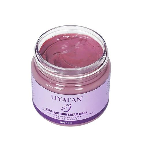 Photo 2 of EGGPLANT MUD MASK REDUCES MELANIN LIGHTENS SPOTS CLEARS SEBUM BUILDUP AND HELPS OIL CONTROL NON-TIGHTENING MUD MASK LEAVING SKIN CLEAR AND REFRESHED NEW $14.40