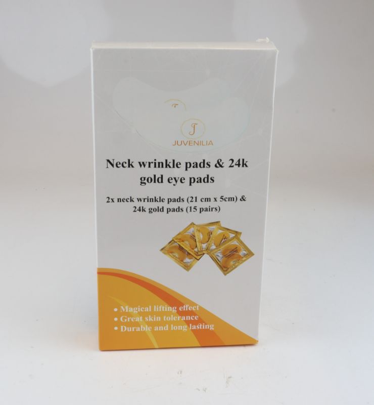 Photo 2 of NECK WRINKLE PADS AND 24K GOLD EYE PADS NEW IN BOX MAGICAL LIFTING EFFECT GREAT SKIN TOLERANCE DURABLE LONG LASTING NEW $19.99