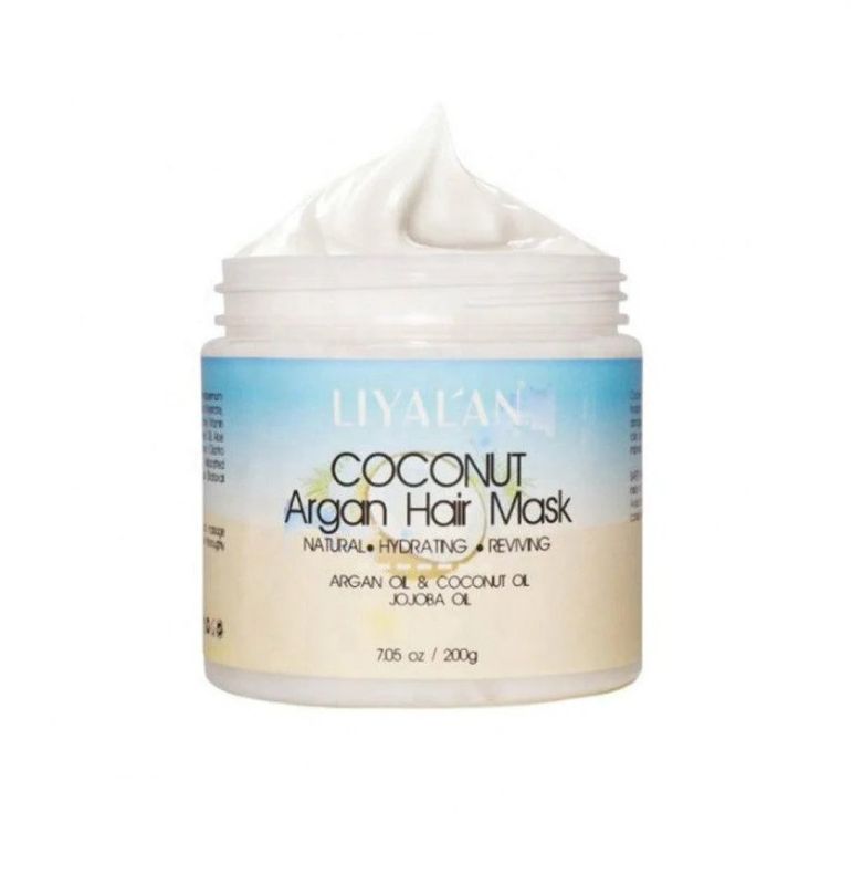 Photo 1 of COCONUT ARGAN HAIR MASK REVITALIZES HAIR CUTICLE INSIDE AND OUT BALANCING ELASTICITY STRENGTH AND SOFTNESS WHILE ADDING SHINE NEW 
