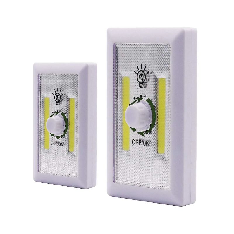 Photo 1 of 2 PACK LIGHT SWITCH DIMMERS ADDING EXTRA LIGHT TO ANY SPACE STICKS WITH ADHEASIVE OR IT CAN SCREW IN NEW $39.99
