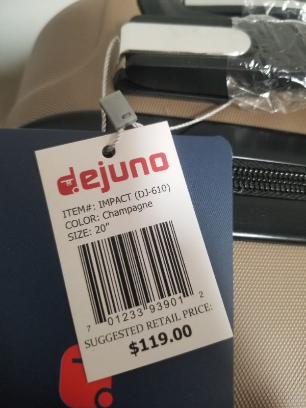 Photo 4 of 20 INCH DEJUNO SUITCASE SECURE LOCK DURABLE  NEW