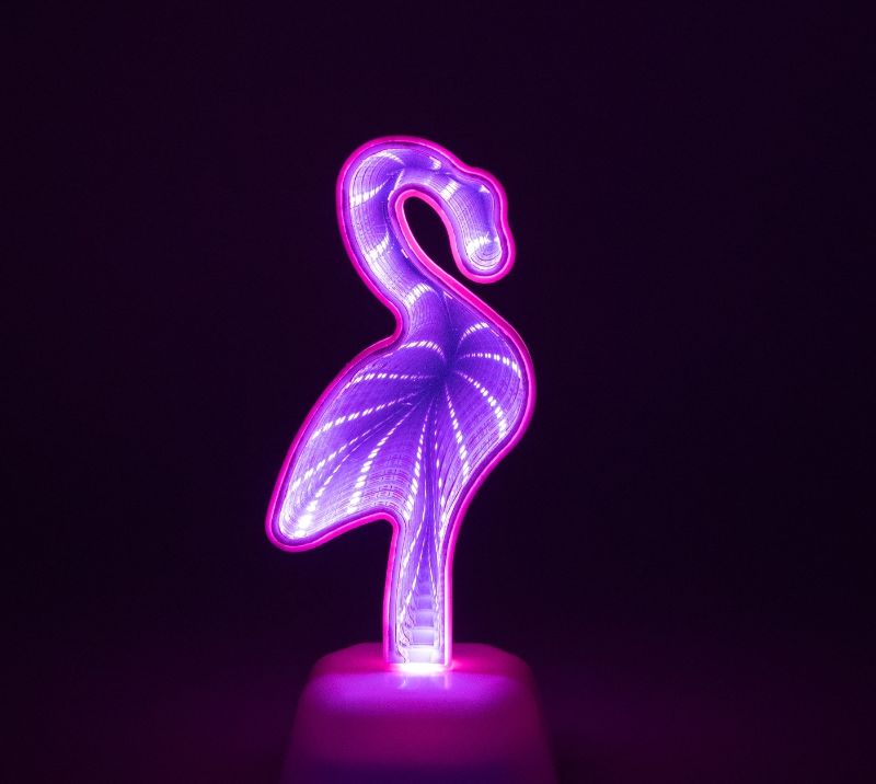 Photo 2 of 3D FLAMINGO LED LAMP NEW $24.99