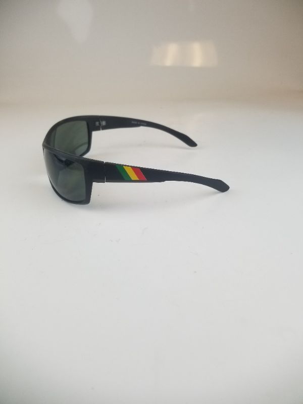 Photo 2 of BLACK SUNGLASSES WITH 3 COLOR STRIPES NEW 